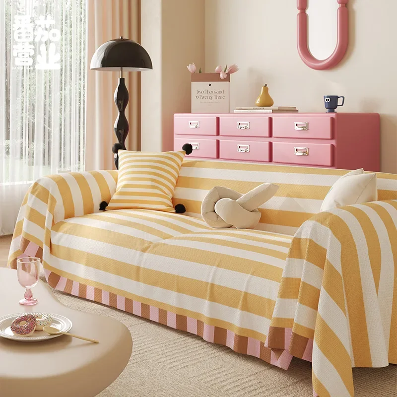 Living Room Sofa Cover Simple Full Coverage Dustproof Sofa Towel Four Season Universal Durable Blanket Home Textiles