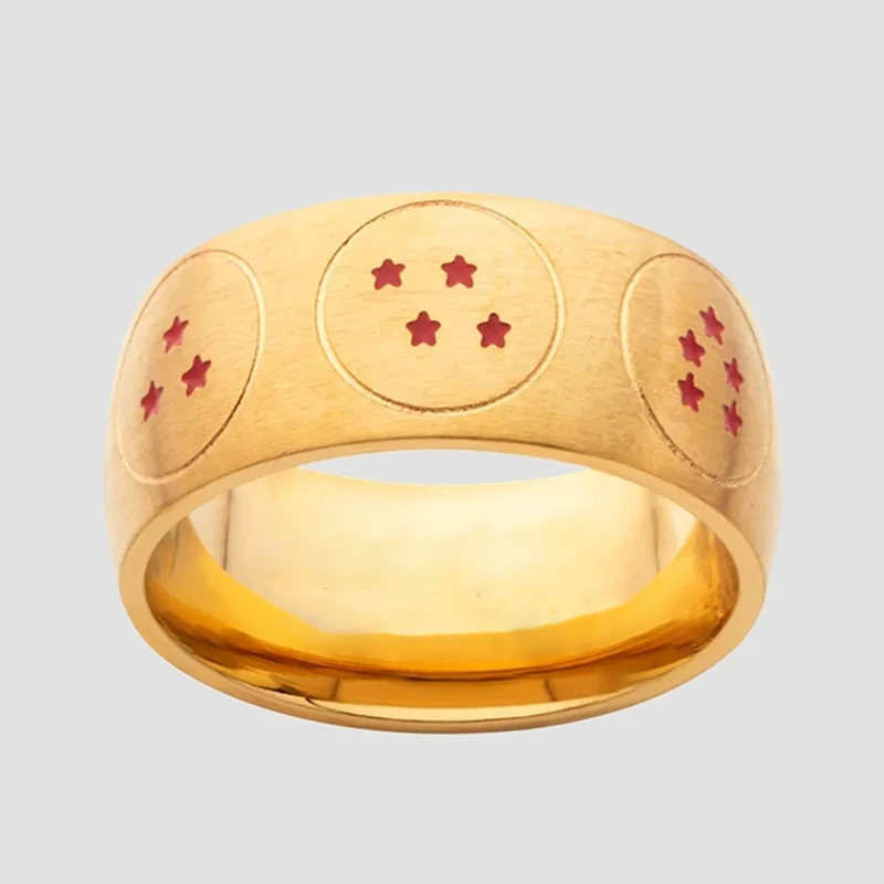 خاتم متمنيات بسبع نجوم للرجال ، مجوهرات أنيمي ، إكسسوارات حفلة تنكرية ، هدايا مروحة