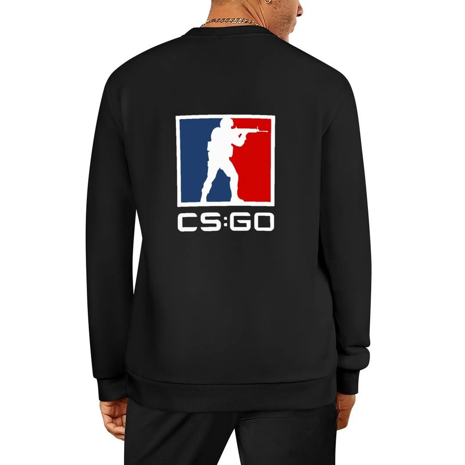 

Counter Strike: Global Offensive logo Pullover autumn jacket men men clothing anime clothes autumn clothes men sweatshirt