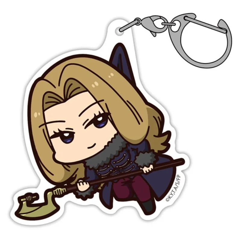 Frieren: Beyond Journey's End Anime KeyChain Methode Men Key Chain for Women Cartoon Art Figure Acrylic Keyring Pendant Gifts