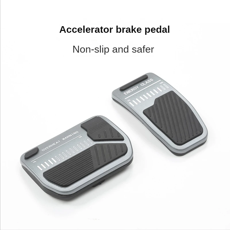 Foot Pedal Pad Cover for Tesla Model 3 Y 2023 New Design Brake Rest Sport Energy Alloy Silcone Non-Slip Performance Accelerator