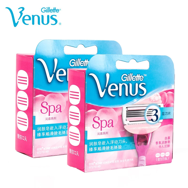 Gillette Venus Scheermesjes Vervanging Comfort Ultra Dunne 3 Layer Bladen Wind Fit Vrouw Lichaam Curve Pak Voor Alle Venus handvat