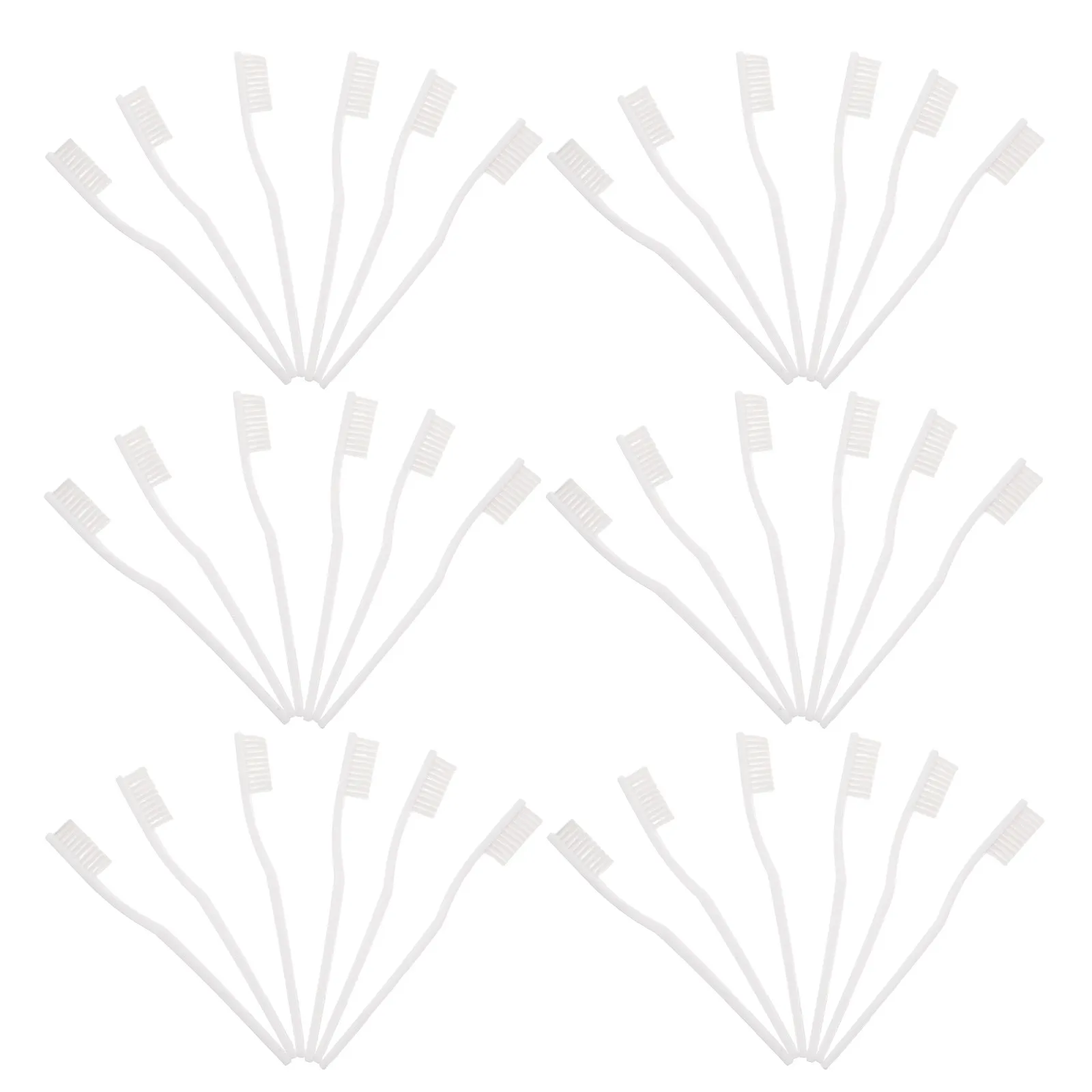 100Pcs Disposable Toothbrush Individually Wrapped Soft Bristles Hotel Guest Room Bulk Supply Disposable Tooth Brushes Travel