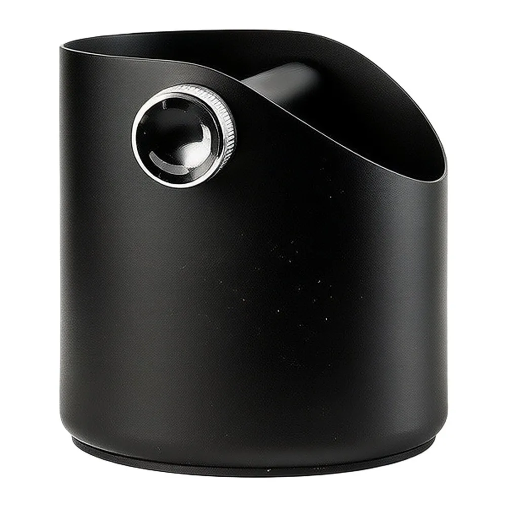 Knock Box for Espresso Stainless Steel Coffee Grounds Container with Built in Knock Bar Dimensions 15.5x13.5x13.5 cm