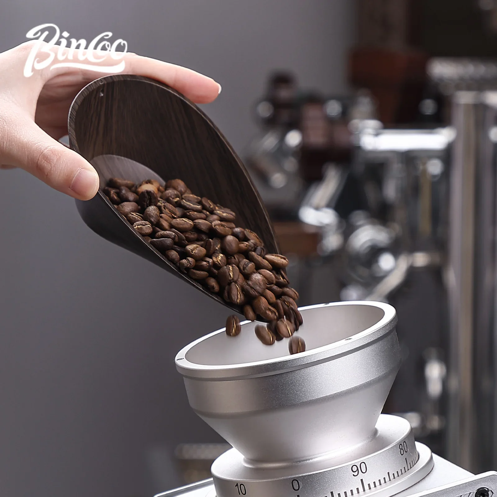 

BINCOO подносы для доз для кофейных зерен, весы из цельного дерева, лопатка для кофейных орехов, ложки, мерный сепаратор для чая, сосуд, инструменты для эспрессо-бариста