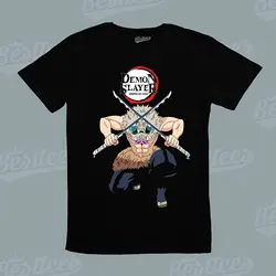 Bambini adulti uomo donna giapponese Demon Slayer Inosuke Hashibira ANIME t-shirt