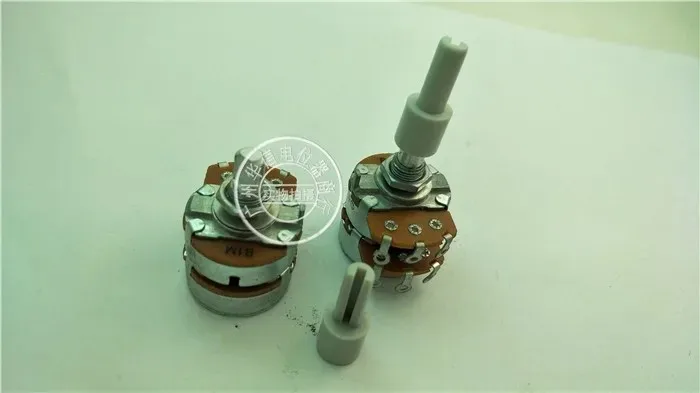 Taiwan Alpha RV24BF-10-15F-B1M dual potentiometer with 15MMF handle