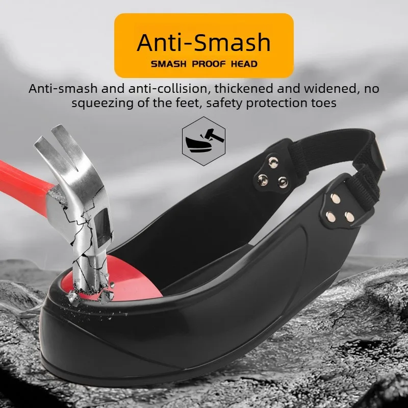Workplace Anti-smash Safety Shoes Cover Portable Light for Factory Visitor Steel Toe Cap
