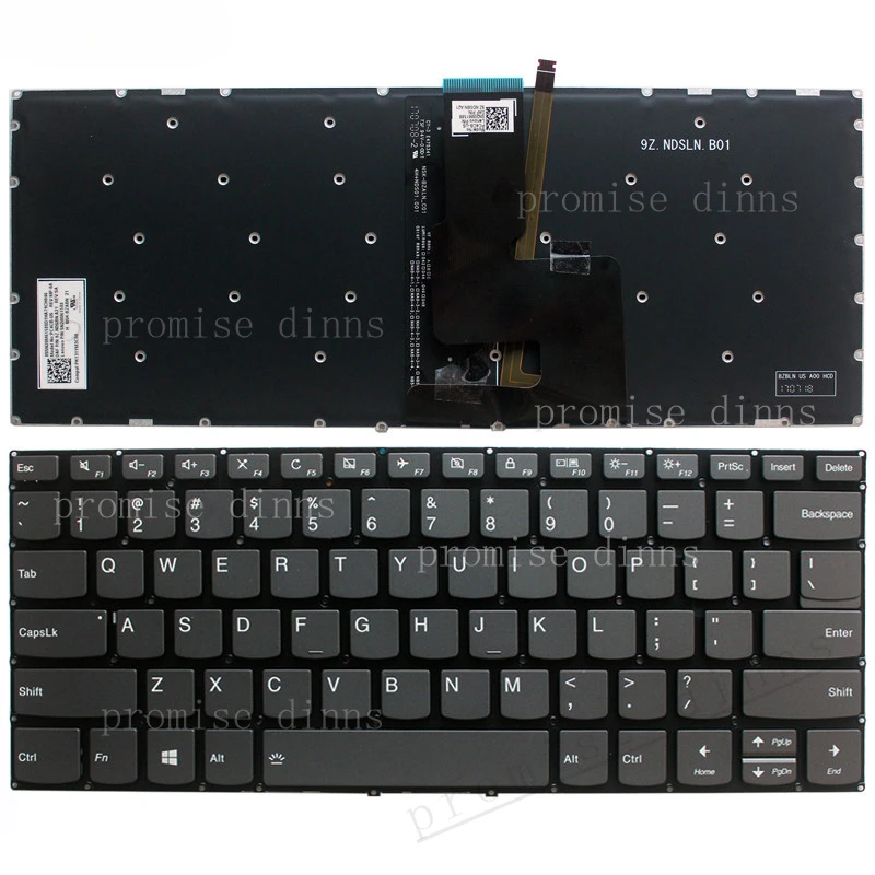 M   New for Lenovo IdeaPad 320-14AST 320-14IAP 320-14ISK 320S-14IKB Keyboard US Backlit