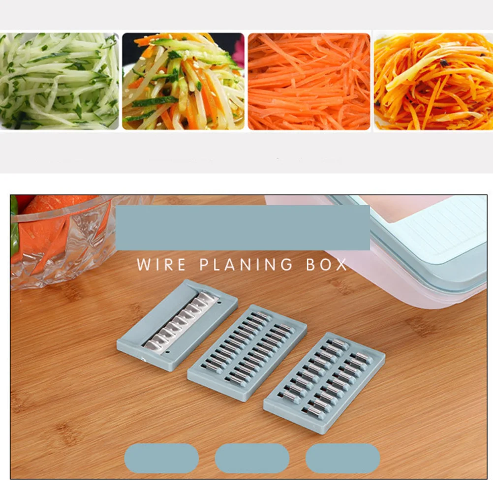 

1Set Vegetable Chopper Potato Slicer Combo Grater Set for Kitchen Carrot Turnip Shredder with Premium Material Anti Slip Handle