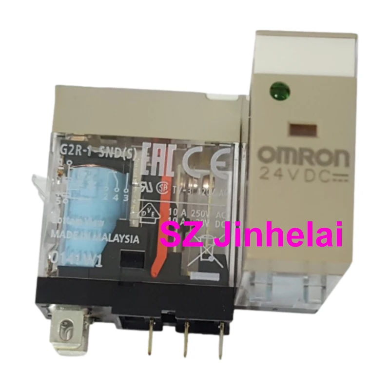 10pcs Omron G2R-1-SND DC24(S) Authentic Original Intermediate Relay  G2R-1-SND(S) 24VDC