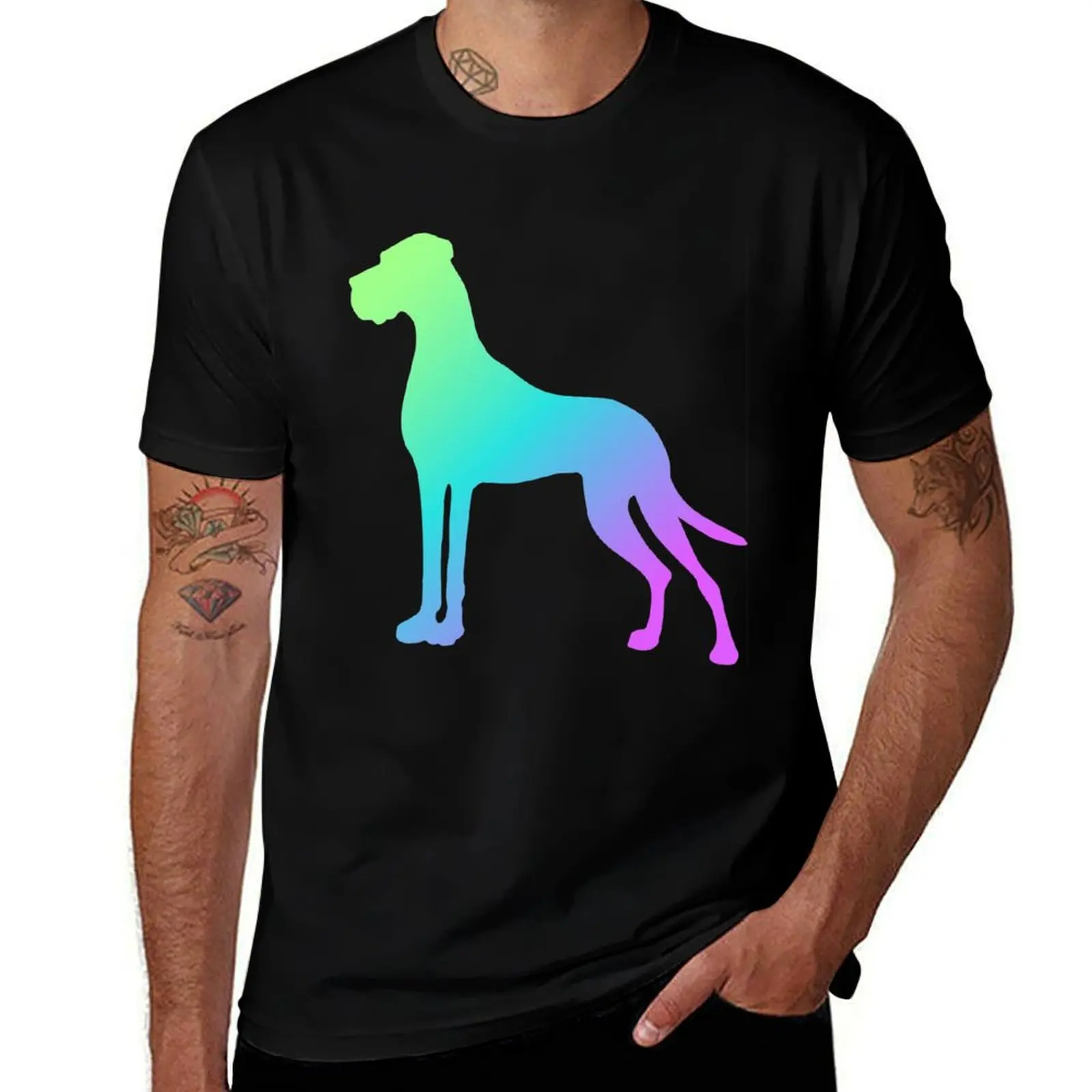

Great Dane T-Shirt Fashion Pattern Printed Tee Shirt