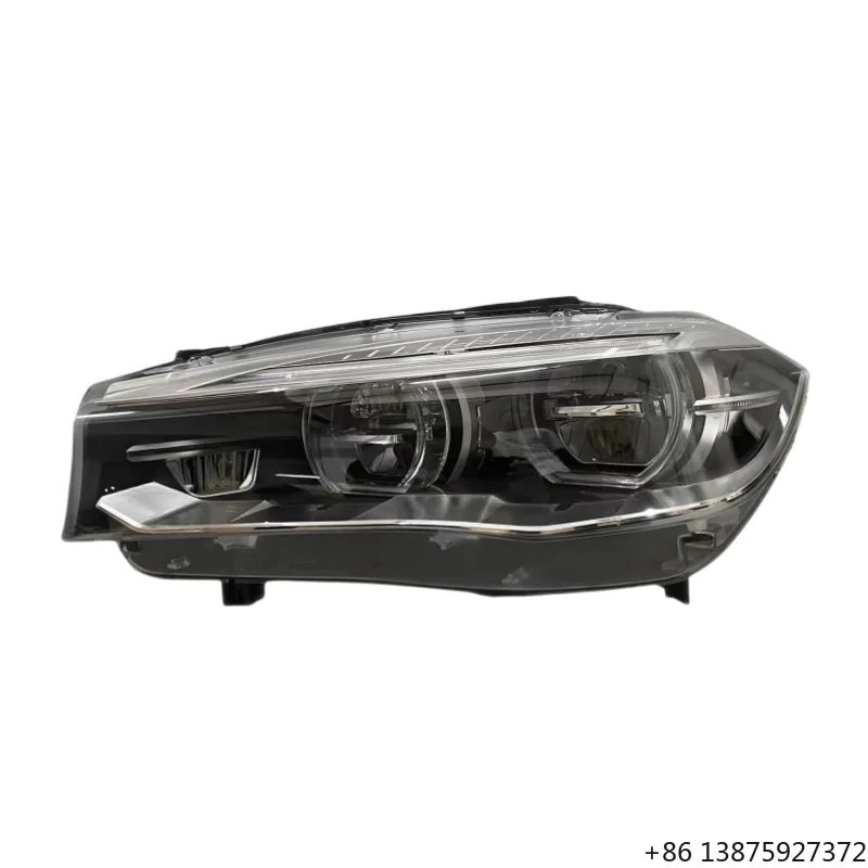 High-End Original 6000k LED Headlights for BMW-X6-F16 2015-2019 White Light with 6000k Color Temperature