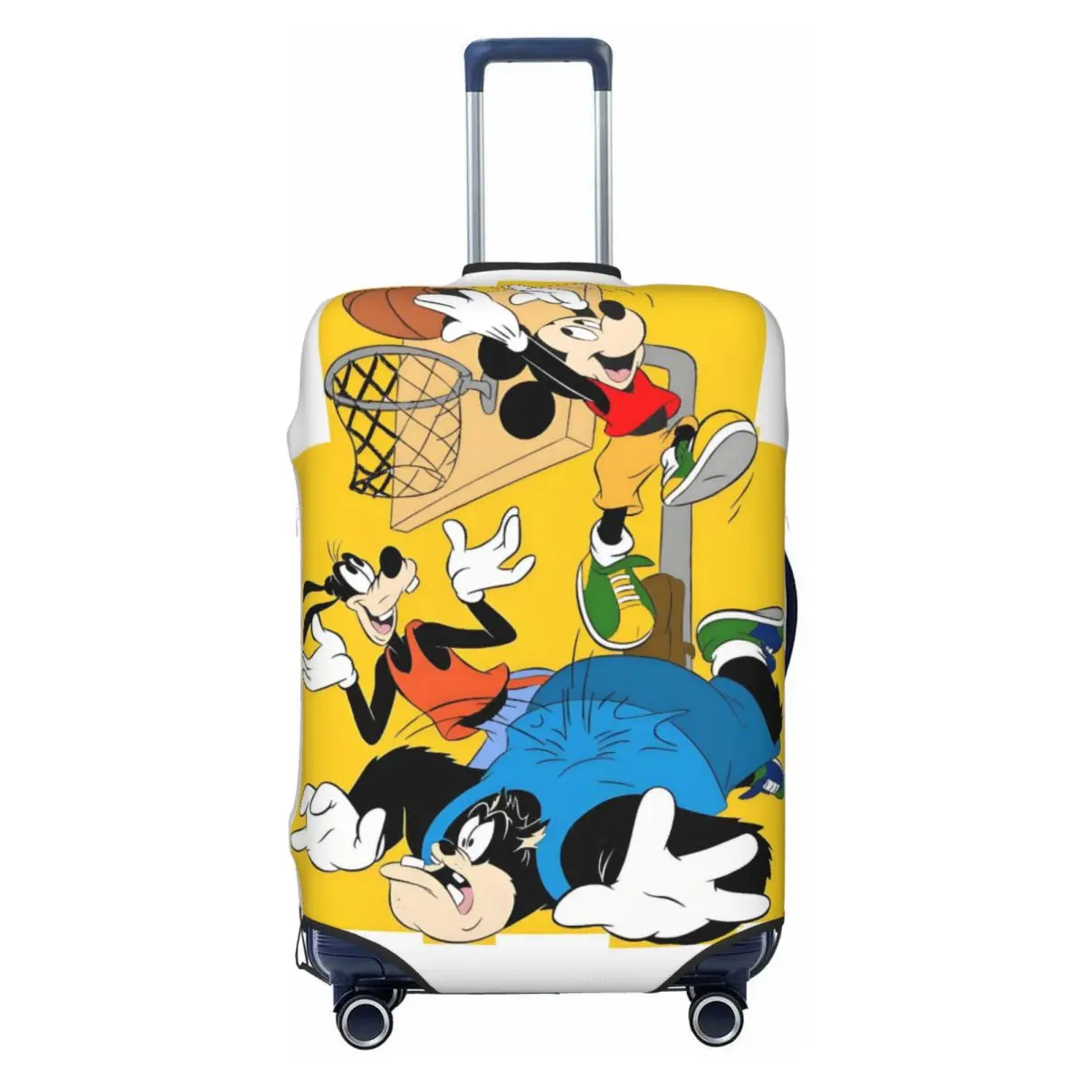 

Изготовленный на заказ чехол для дорожного багажа Goofy Goof, пыленепроницаемый, аниме-мультфильм Защитная крышка чемодана подходит для 18-32 дюймов