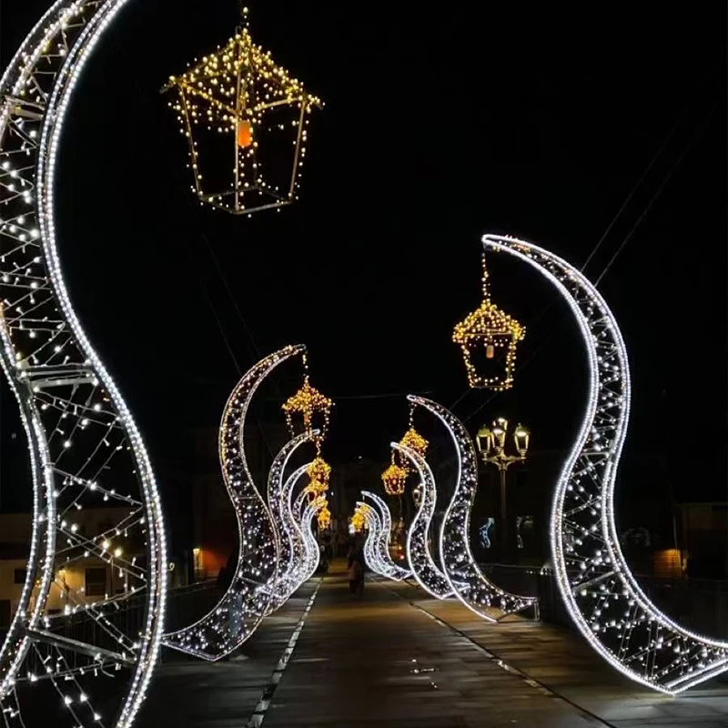 so-Outdoor Christmas Street Lighting Decorations 3d Led Lmotif Lights Christmas Ornaments for Sale！