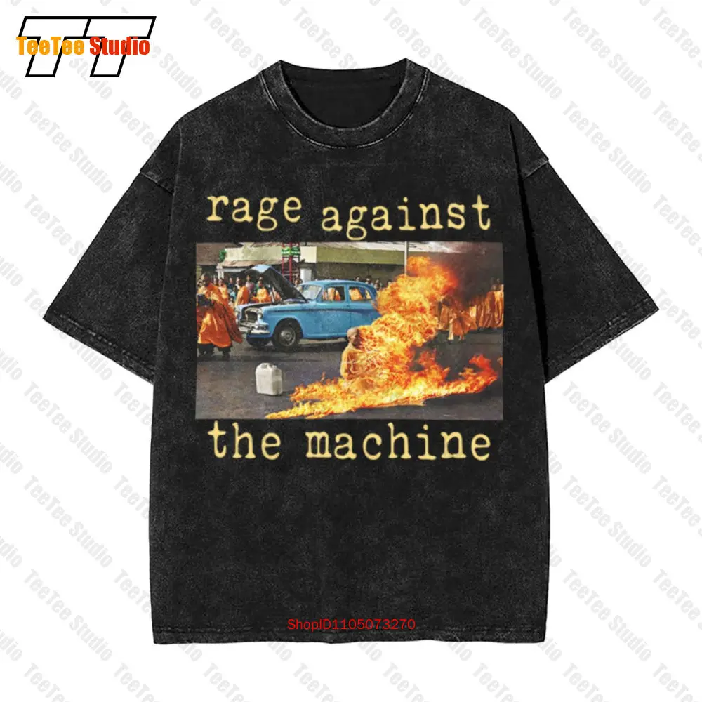 

Винтажная футболка большого размера Rage Against The Machine 90-х годов Rage Against The Machine EAB2
