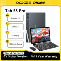 World Premiere DOOGEE Tab E3 Pro Tablet Gemini AI 13'' Screen Android 15 8GB 256GB 7.9mm Ultra-thin 11000mAh  Battery Smart Pad
