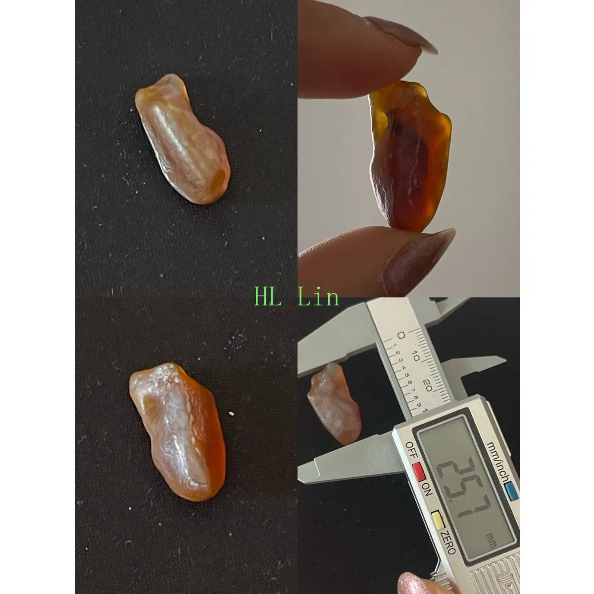 Colorful Pattern Candy Agate,Glass Vial Set, 10-15mm Natural Unpolished, Artisan Stone, Table Decor Collection.Candy Agate