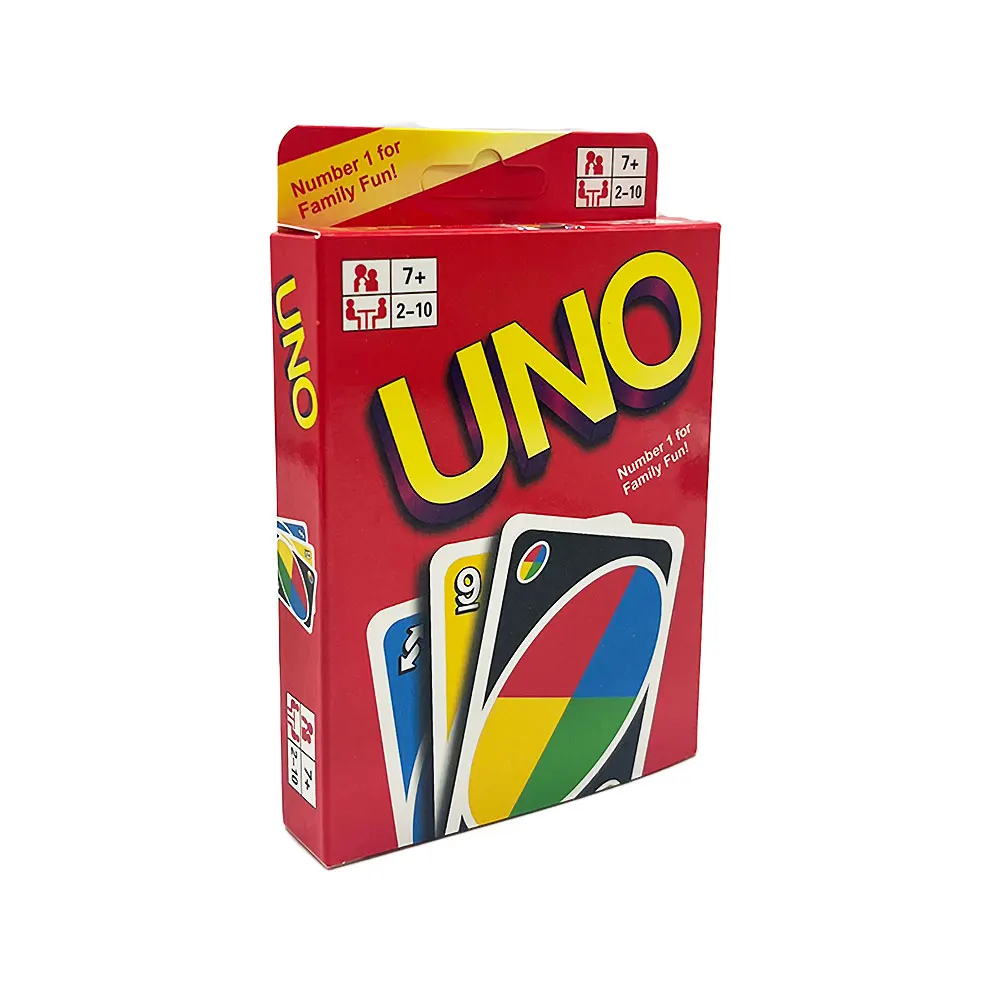 UNO FLIP! Games Family Funny Entertainment Board Game Fun Playing Cards Kids Toys Gift Box uno Card Game Children birthday gifts