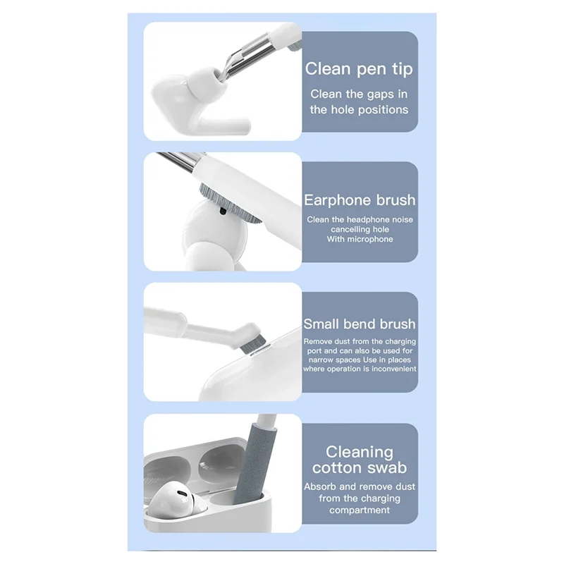 Keyboard Wrist Rest Pad Soft Foam Cleaning Tools Cleaner Kit For New QS22 Office Work Game A