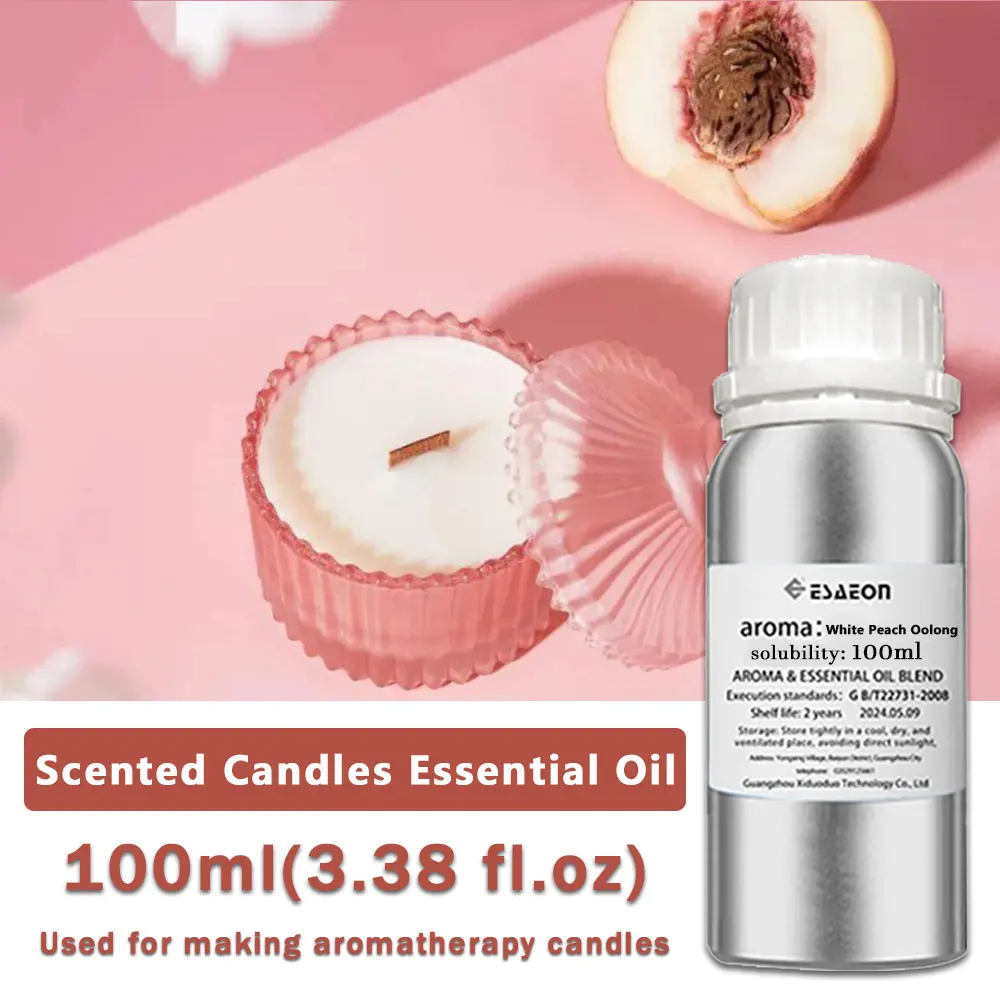 

Эфирное масло ESAEON 100 мл (3,38 жидких унций) — Белый персик и улун/Дикий колокольчик — Для изготовления ароматических свечей и ароматерапевтического гипса своими руками