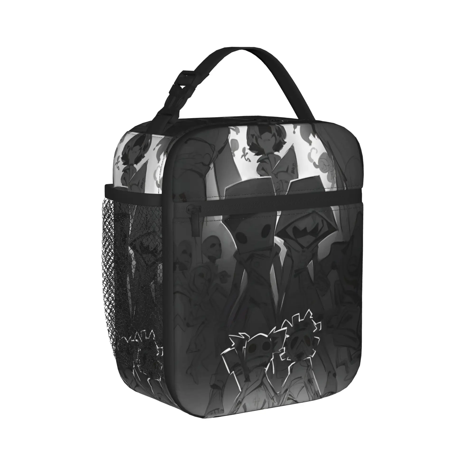 Little Nightmares  Insulated Lunch Bag Cooler Bag Reusable,Meal Container Puzzle Survival Portable Tote Lunch Box Bento Pouch