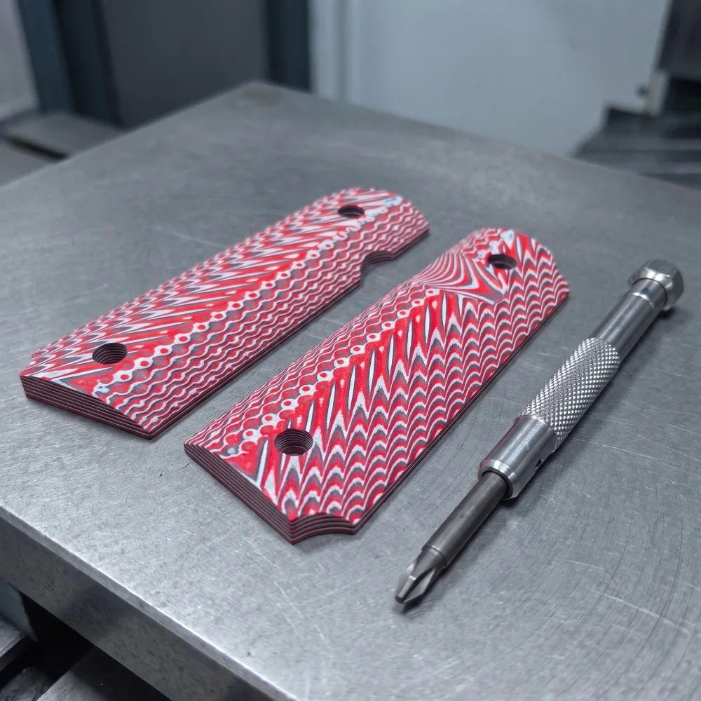 DIY G10 Handle Scales – 1911 Parts Conversion Grips 1 Pair Outdoor Knife Handle Making Materials