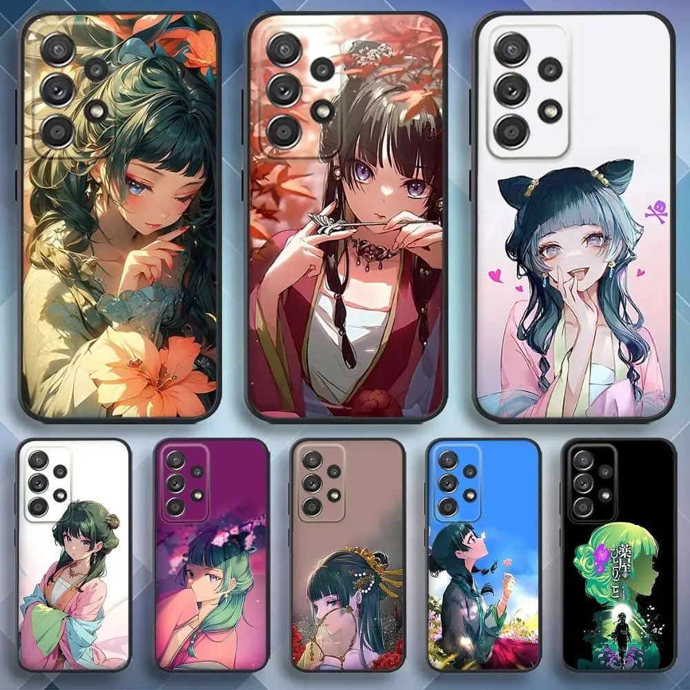 

A-Apothecary Diarie Maomao Phone Case For Samsung S 25,24,23,22,30,21,10,9,Ultra,Plus,Lite,FE,4,5 G Soft Black Case