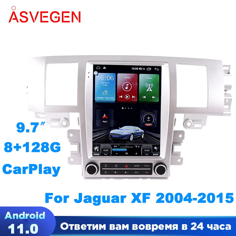 

9.7" Android 11 Car Multimedia Player For Jaguar XF 2004-2015 With 128G Bluetooth Head Unit Audio Stereo GPS Navigation Screen