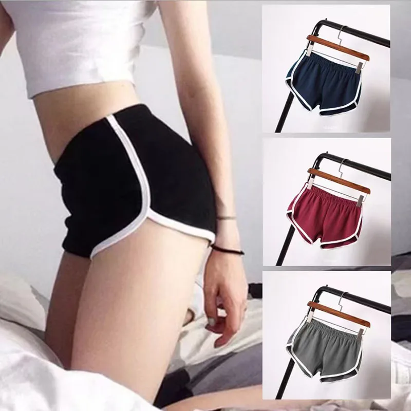 new Women\'s Clothing Shorts Breathable sports summer home casual solid color fashionable yoga beach candy color hot pants shorts