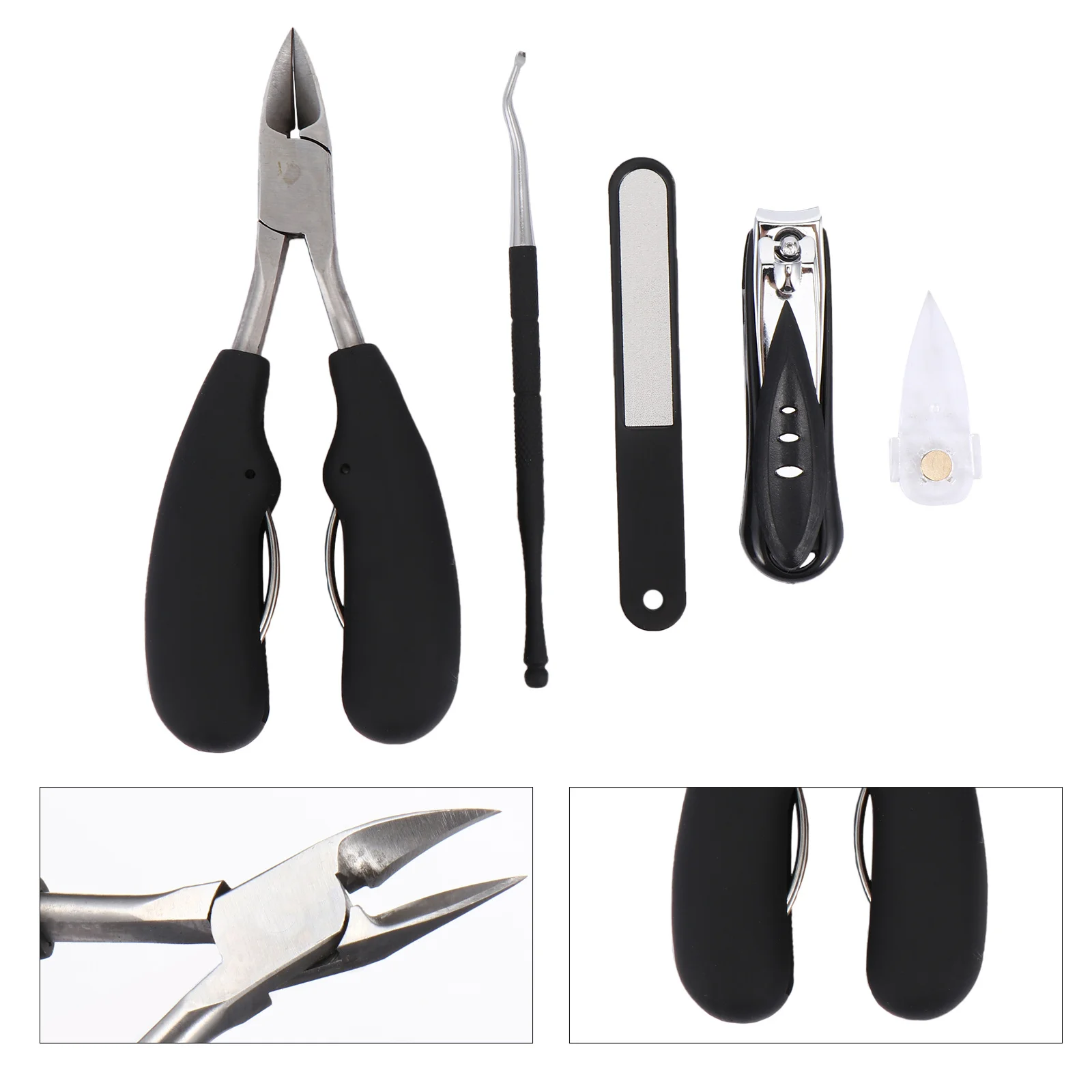 Nagel Trimmer Set Edelstahl Pediküre Maniküre Werkzeuge Für Home Reise Tragbare Nagel Clippers Cutter Pflege Kit