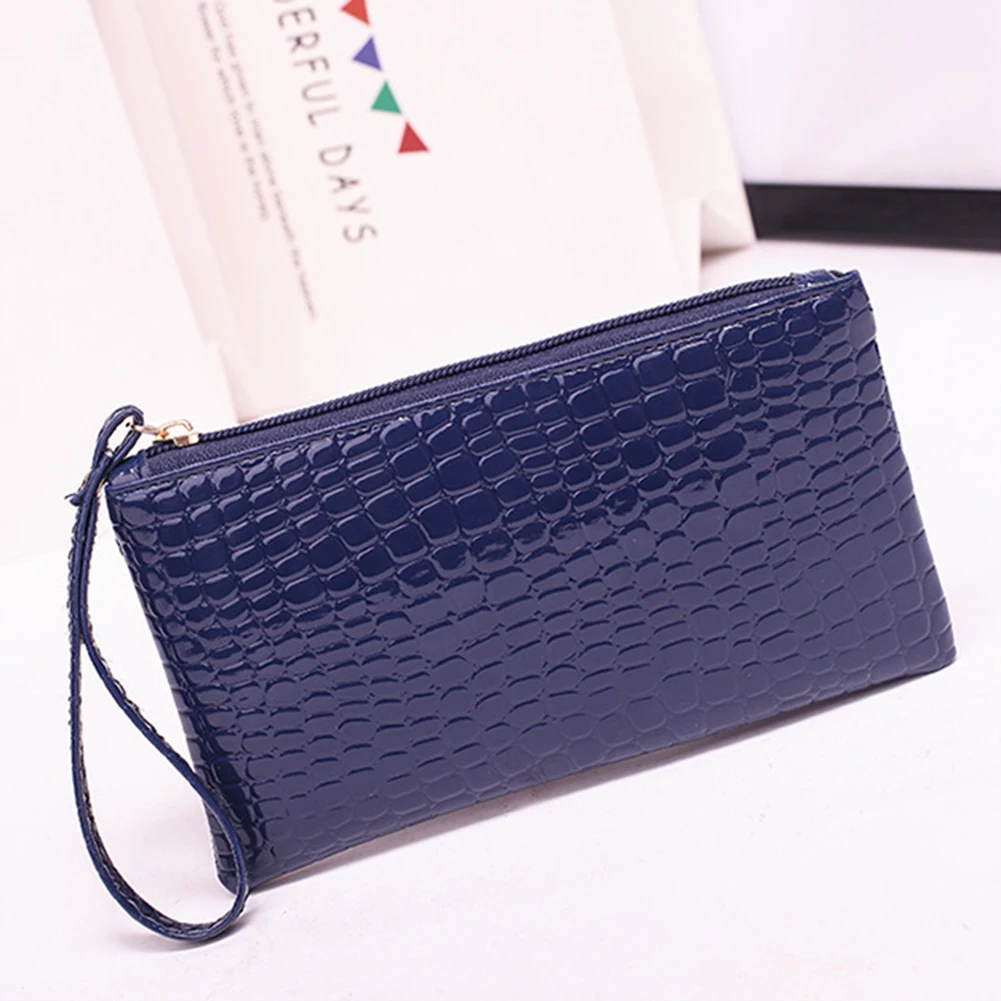 1 PC Fashion Women Solid Color Underarm Bag Phone Bag Envelope Bag Purse Clutch Bag Wrist Pouch Wallet For Women