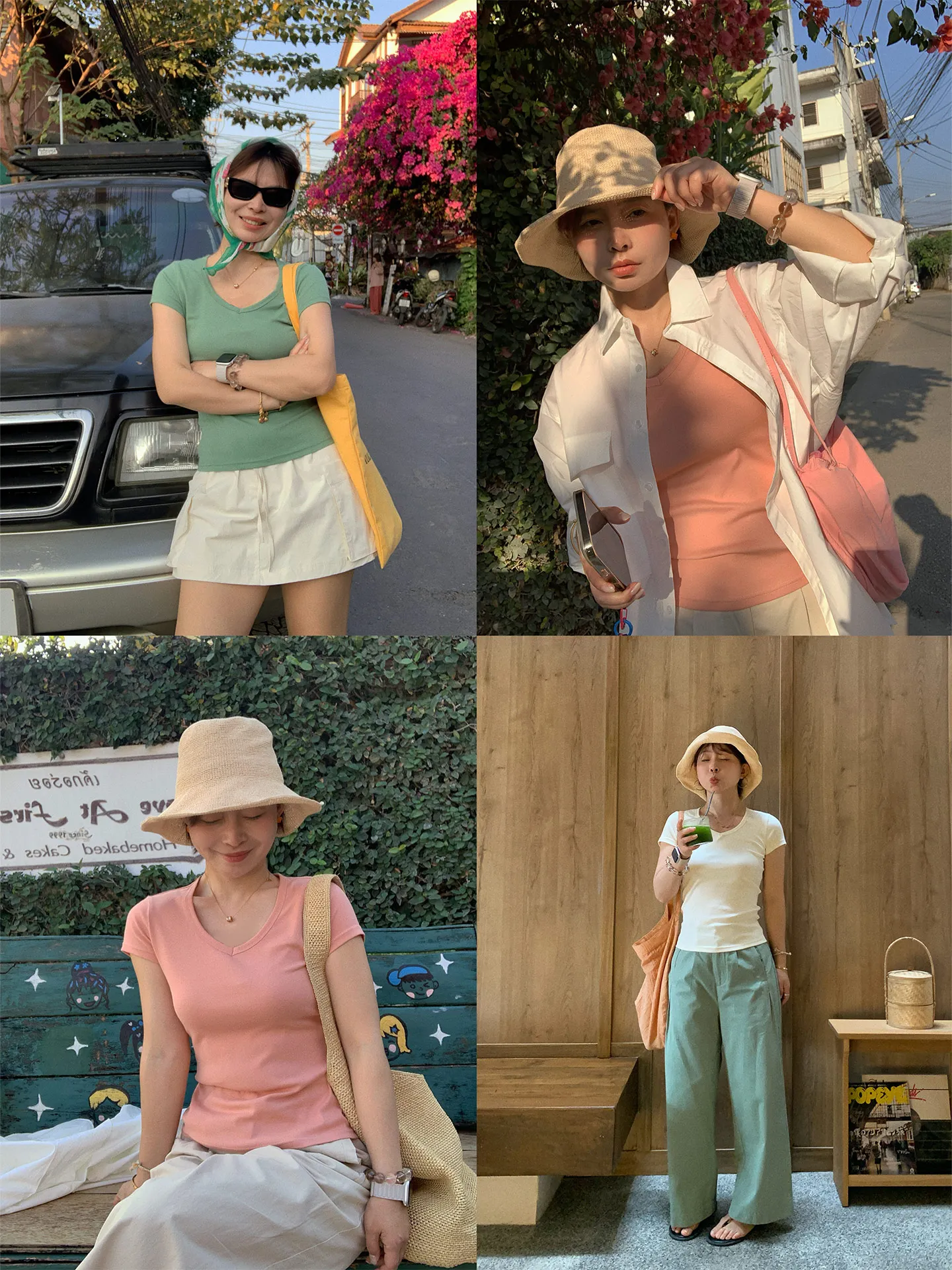 

Spring Summer New Pure Color Basic Versatile V-Ne T-irt Women Slim ort Top Korean Sle Cotton Polyester Elastic Fiber