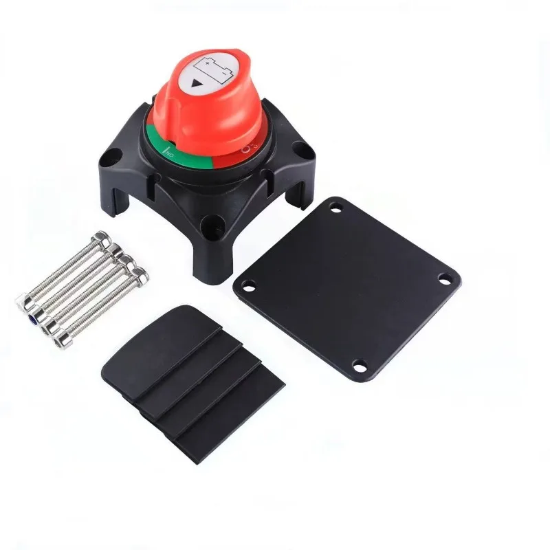 12V/24V 300A Battery Disconnect Switch, 90° Rotary on/Off for Car/RV/Boat