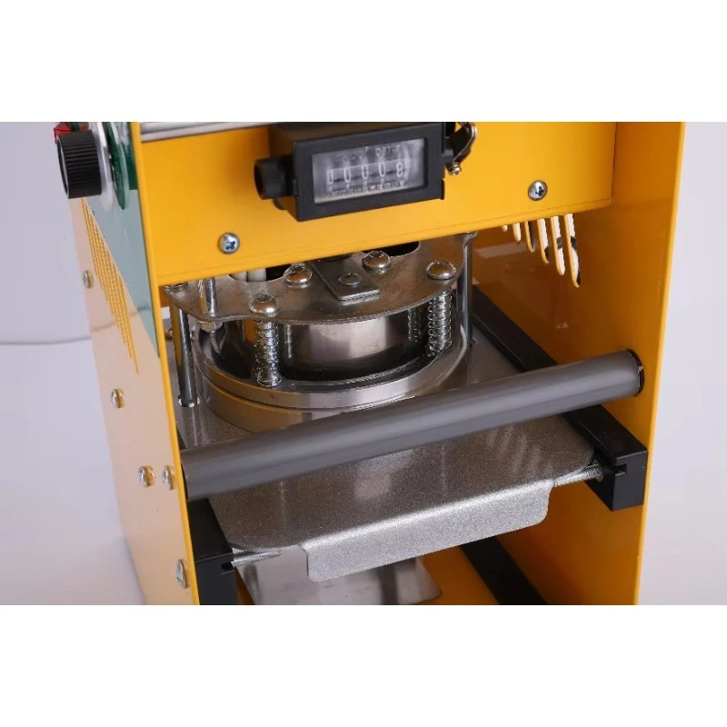 Handmatige bekersluitmachine 95/90/85/75MM continue plastic bekersluitmachine