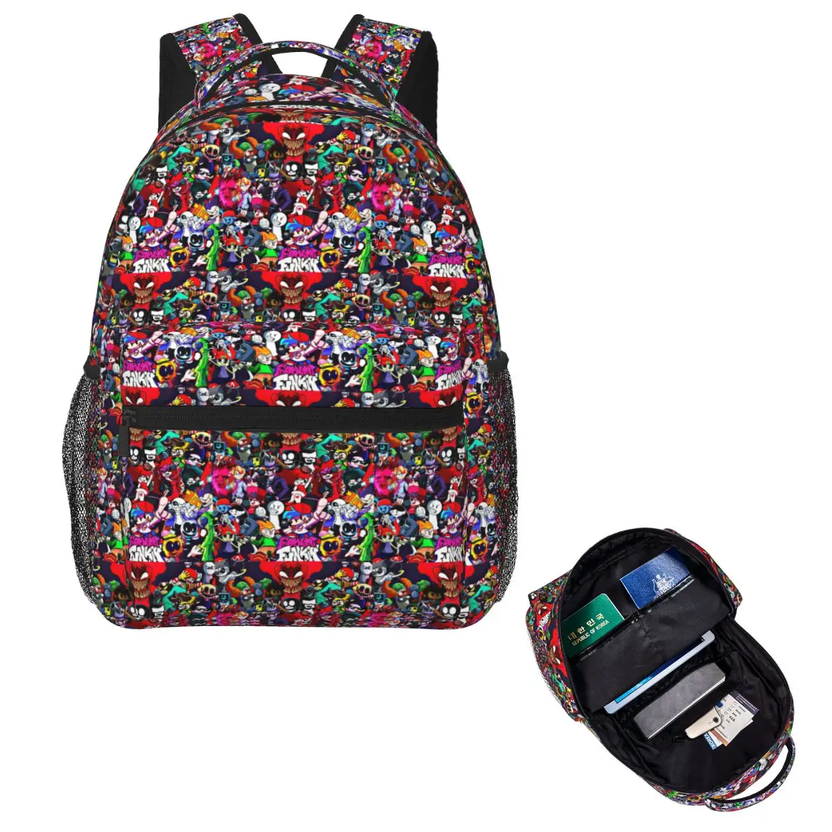 

Friday Night Funkin Characters Fnf Game Backpack Hot Sale Daypack Large Capacity Kids BookBag School Bag Shoulder Bags Men Women