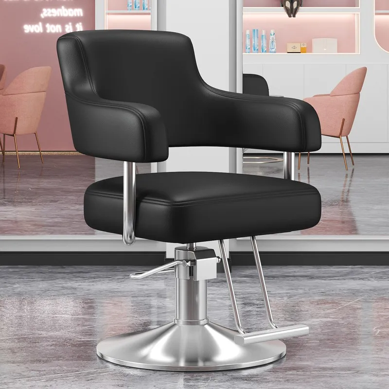 

Professional Barber Chair Makeup Ergonomic Chair Luxury Modern Swivel Vintage Silla Para Lashistas Salon Equipment Furniture