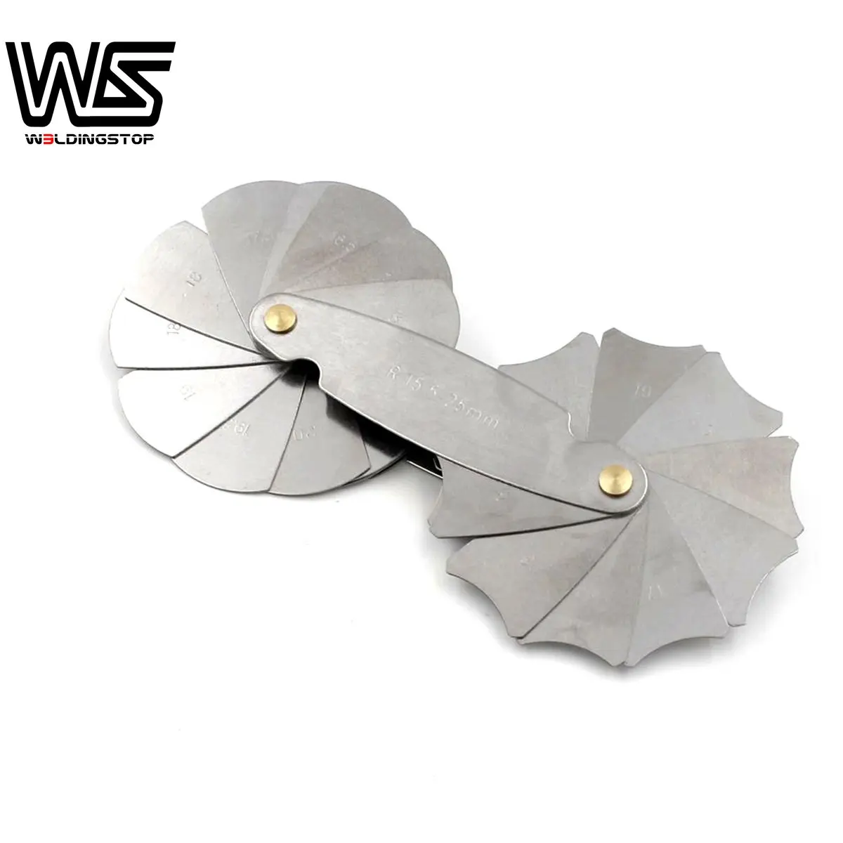 

Датчик радиуса R15-25 мм, набор внутренних и внешних дуговых филе, 30 лезвий, считывание метрических устройств