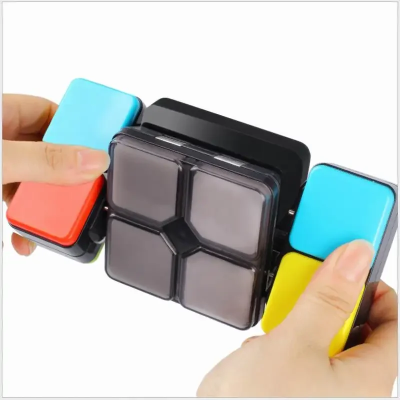 Music Magic Cube Changeable Intelligent Changeable Puzzle with Led Light Educational Electronic Toy for children Anti Stress