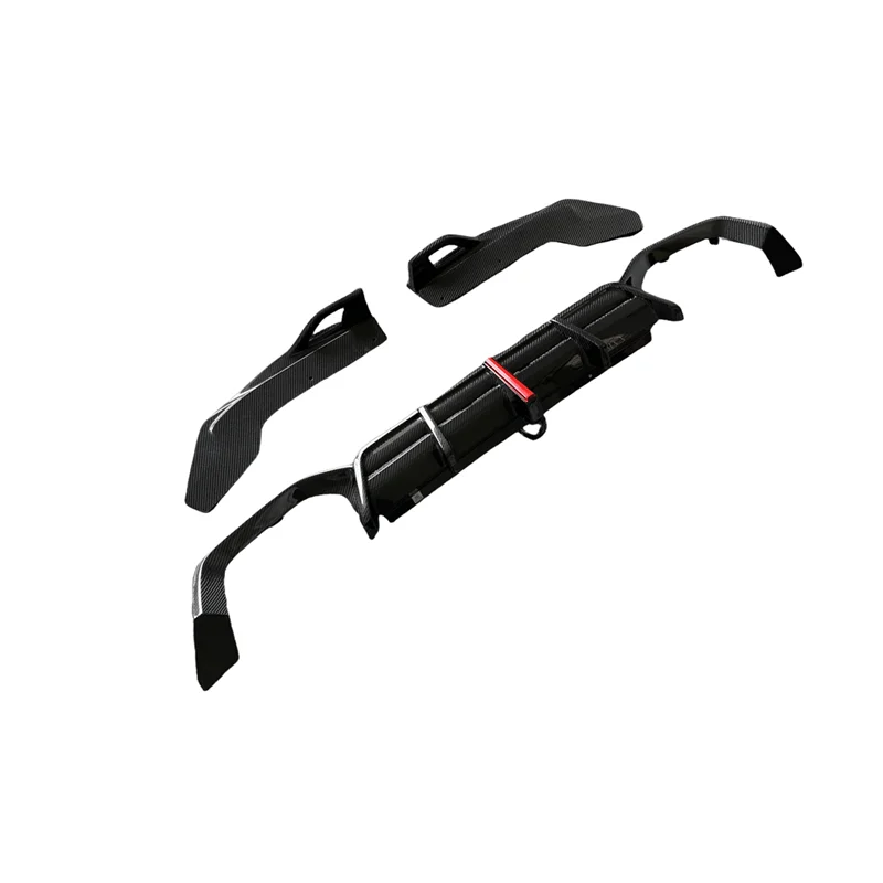

Suitable for F97 X3M F98 X4M Perfect Fitment Dry Carbon Fiber Car Bumper Rear Diffuser Rear Lip AE Style Auto Parts
