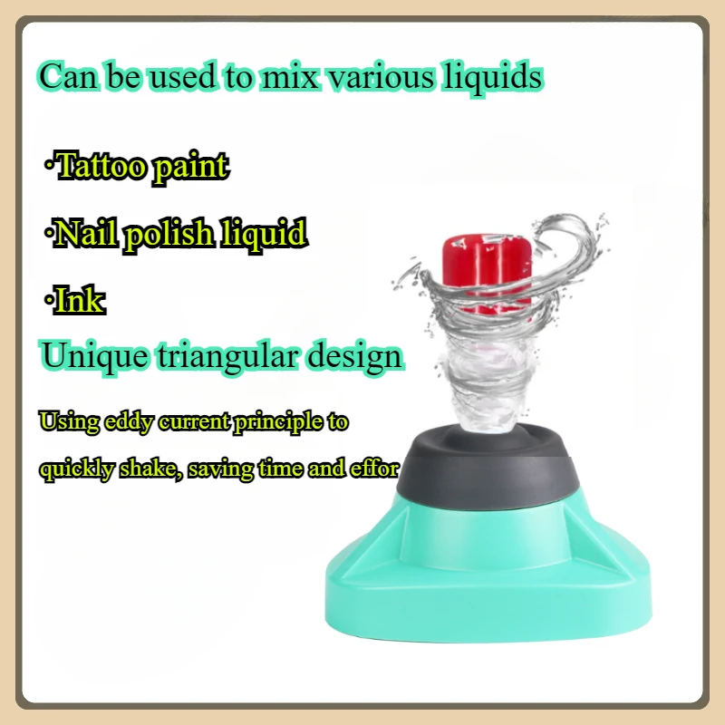 Tattoo color shaker shaker nail polish mixer swirler 10000RPM nail polish glue shaker tattoo pigment ink mixer