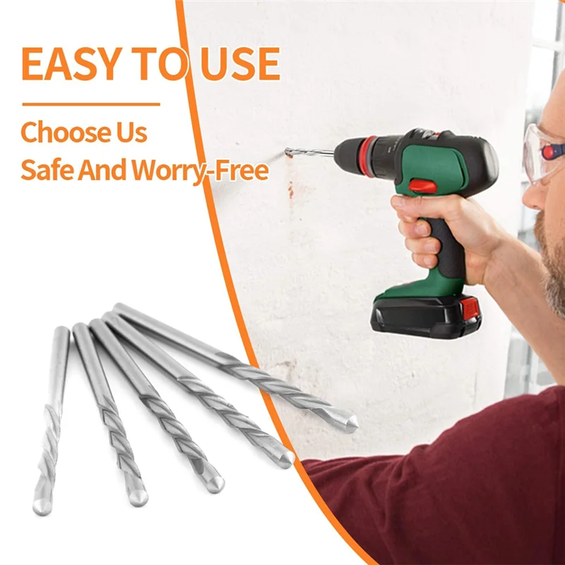 

High Quality-60 Pcs Drywall Bit Drywall Router,1/8 Inch Drywall Guide Point Cutting Bits For Spiral Saw And Drywall Cutting,60 P