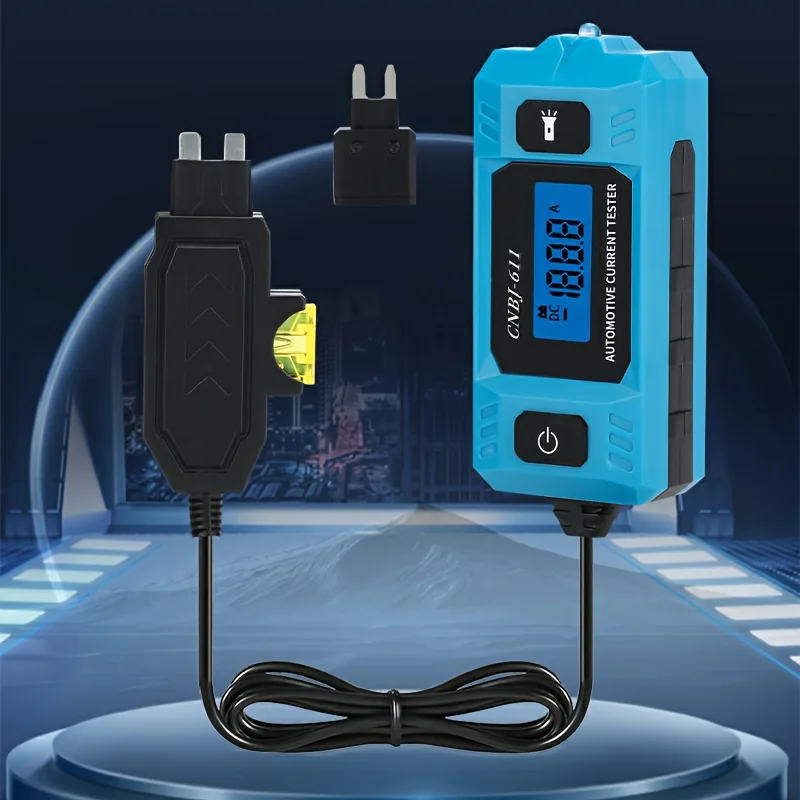 

12V Range 0.01~19.99A Car Circuit Tester Current Test Fuse Diagnostic Tool Repair Detector Galvanometer Automotive