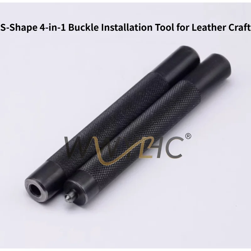 

Инструмент для установки S-образных пряжек 4-в-1 для изделий из кожи