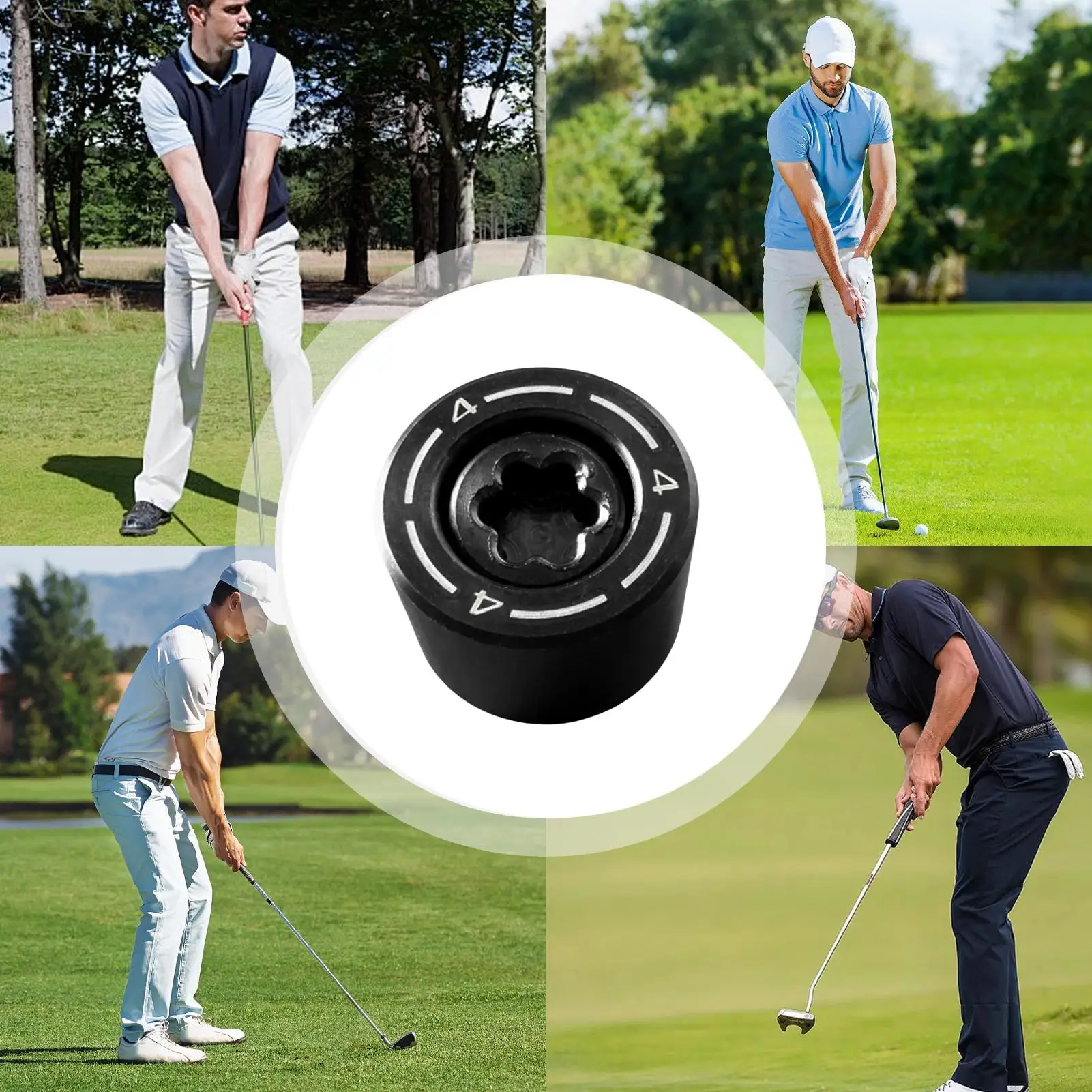 Golf Putter Weight Screw Heavy Duty Alloy Sports Accessories Golf Driver Head Screw For Men Golfers Beginners Swing Direction