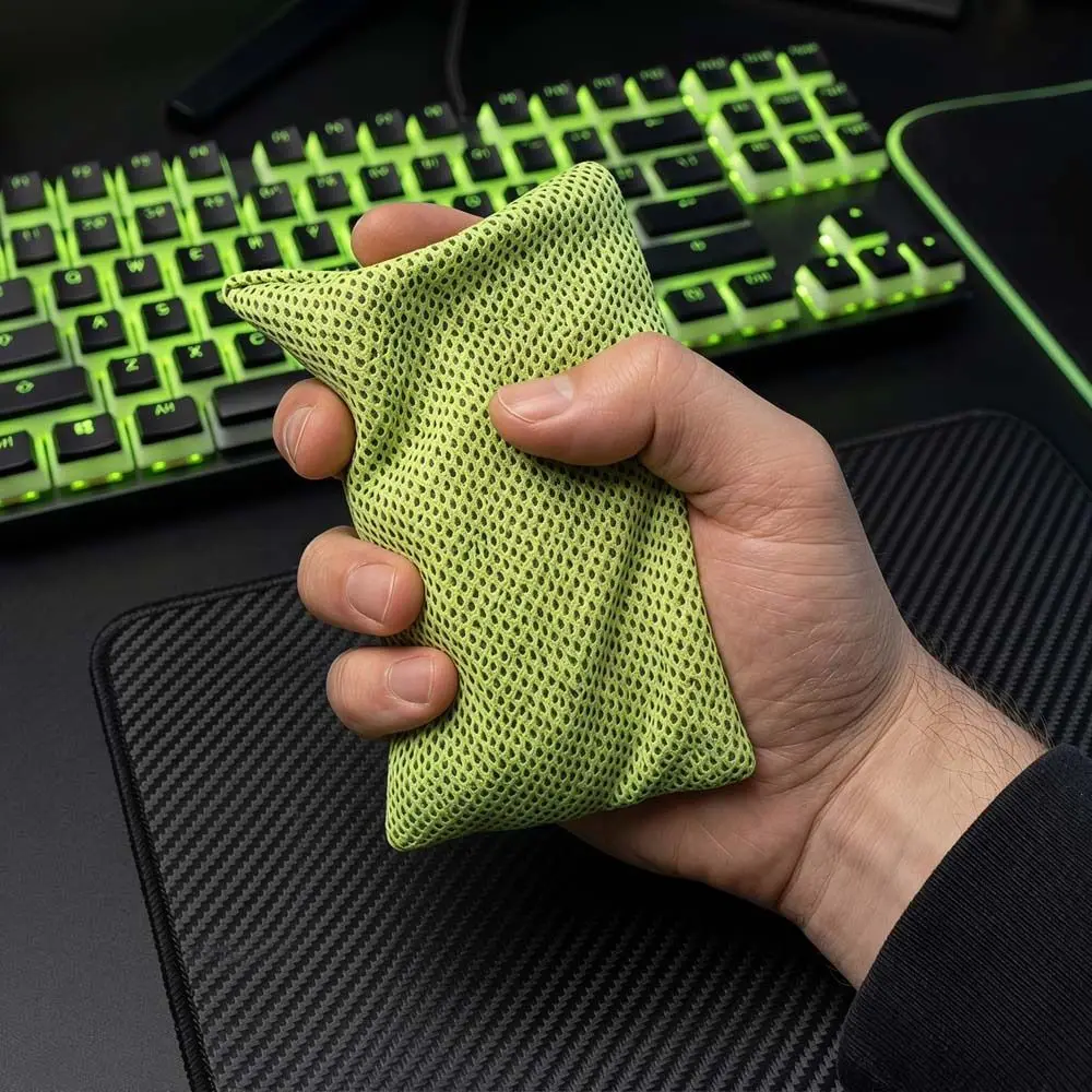 Durable Esports Hand Sweat Bag Washable Mesh Material Mesh Esports Bag Sweat Absorbing Reusable Sweat Absorbing Bag