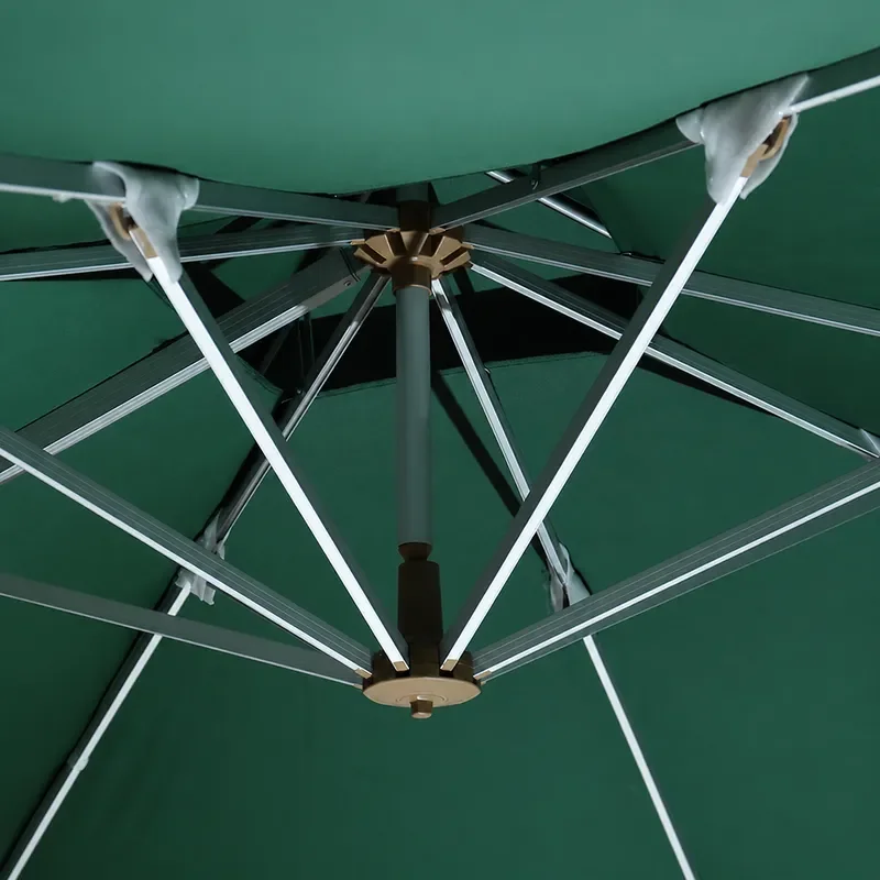 Large Outdoor Parasol Hawaiian Style Sun Umbrella Garden Patio Shade Roman Umbrella with Light Bar Wholesale for Leisure