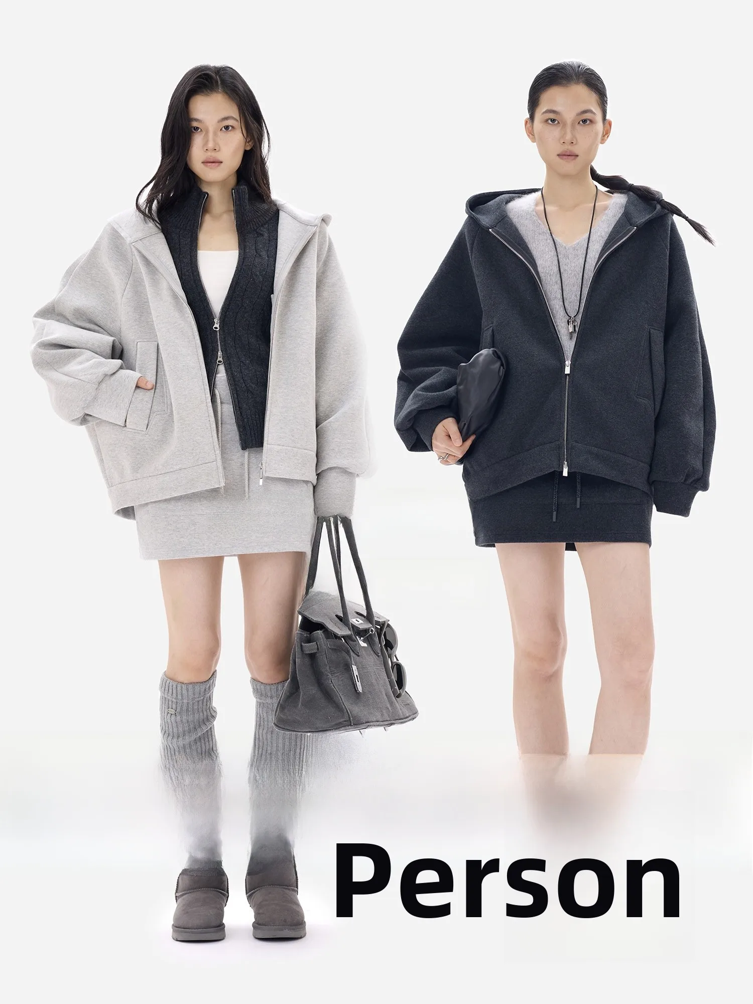 

Комплект из худи и юбки из плотного хлопка EGU Yue, повседневный костюм из трех предметов: худи, брюки и футболка, для женщин, осенняя коллекция