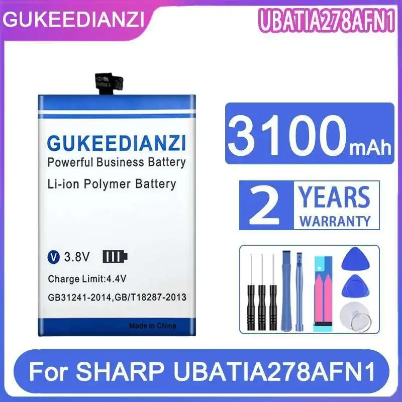 

UBATIA278AFN1 Shv34 Mobile Phone Battery Premium Replacement For Sharp Stable 3100Mah