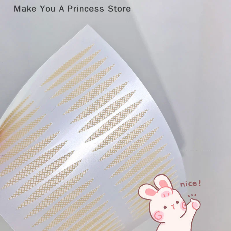 200 قطعة من شريط رفع العين غير المرئي بواسطة شريط رفع الجفن المزدوج غير المرئي أداة تجميل لزجة الجفن